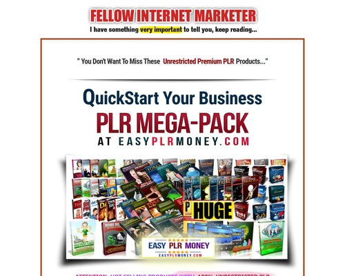 PLR Mega-Pack – Easy PLR Money